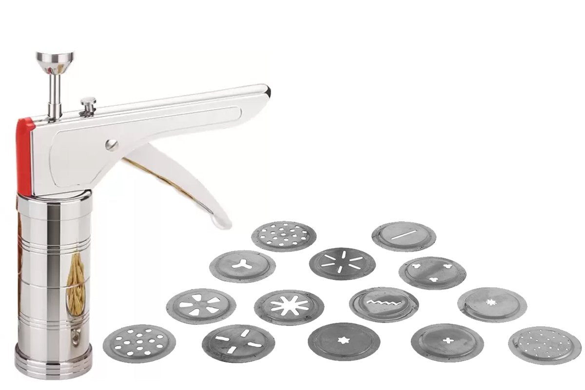0090 Kitchen Press Set 12 pcs, Silver (Kitchen_Press) - SkyShopy