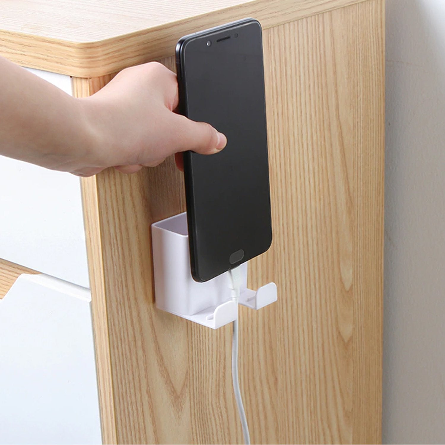 1146 Air Conditioner Remote Mobile Phone Wall Mount Storage Holder (Multicolour) - SkyShopy