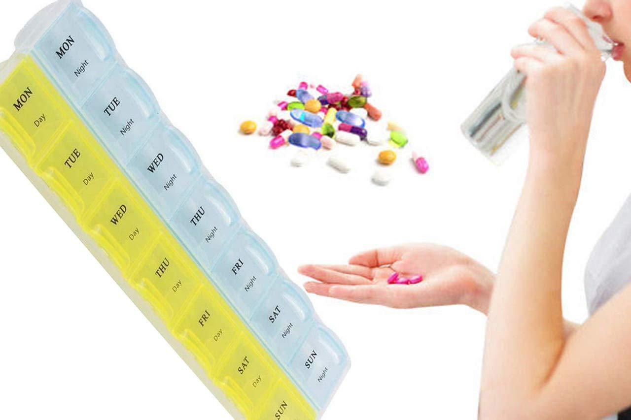 0373 7 Days Medicine Pill Drug Storage Box Case Mini Pillbox Container - SkyShopy