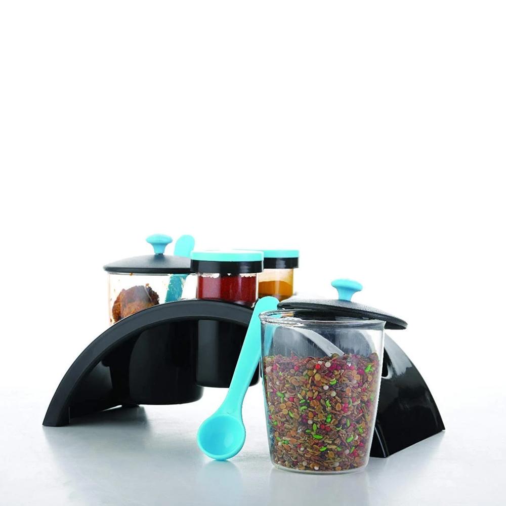 0163 Multipurpose Pickle Jar Set (Multicolour, 4 pcs) - SkyShopy