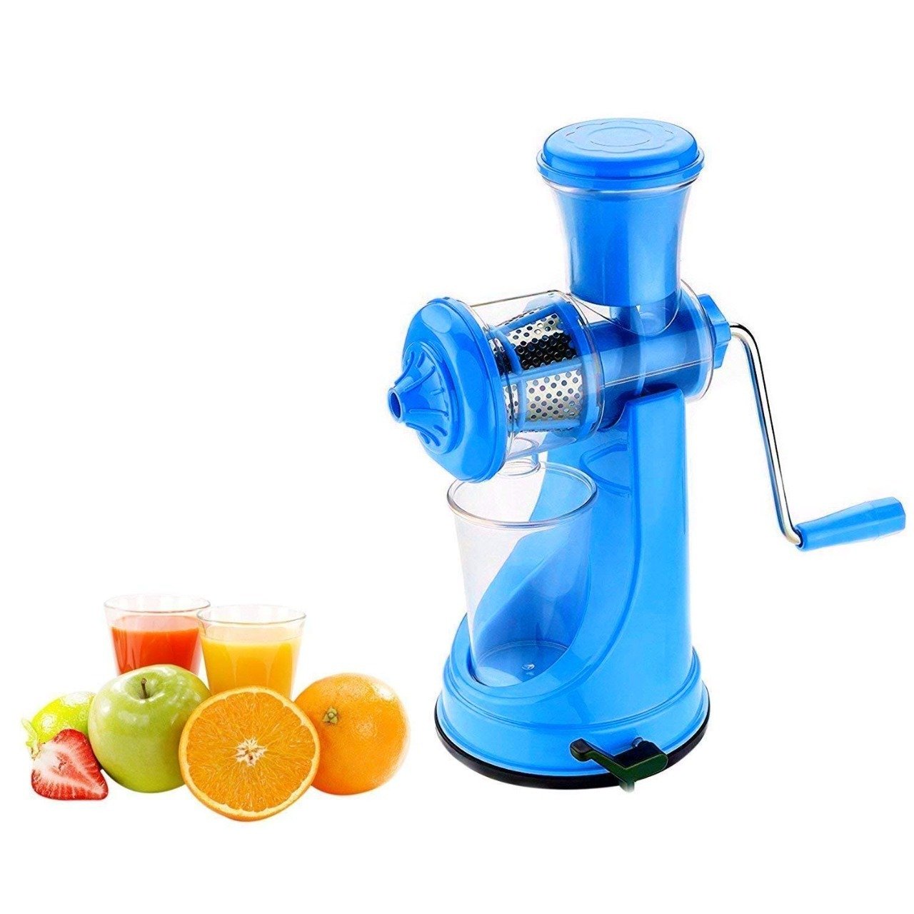 7013 Manual Fruit Vegetable Juicer with Strainer (Multicolour) - SkyShopy