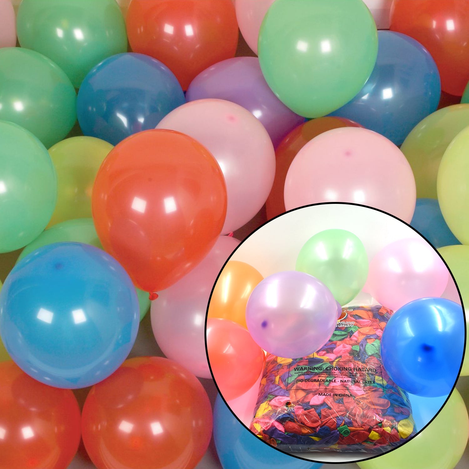 4786 Birthday Balloon used in birthday parties and get togethers in all kinds of places. (Pack of 2150Pc)