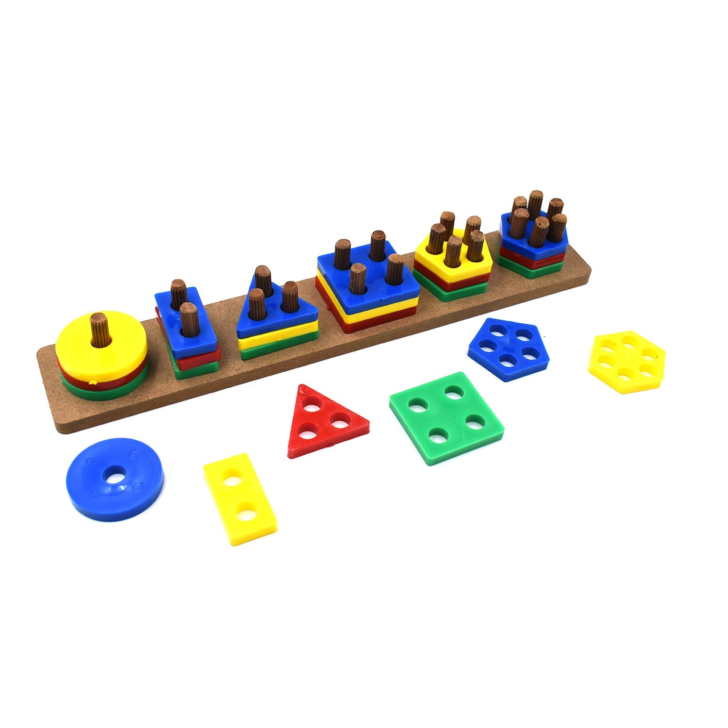 3922 Geometrix Board used in all kinds of household and official places specially for kids and children for their playing and enjoying purposes. freeshipping - DeoDap