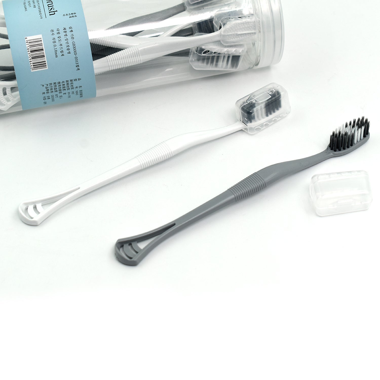 6150A 8PC 2 IN 1 TOOTHBRUSH CASE WIDELY USED IN ALL TYPES OF BATHROOM PLACES FOR HOLDING AND STORING TOOTHBRUSHES DeoDap
