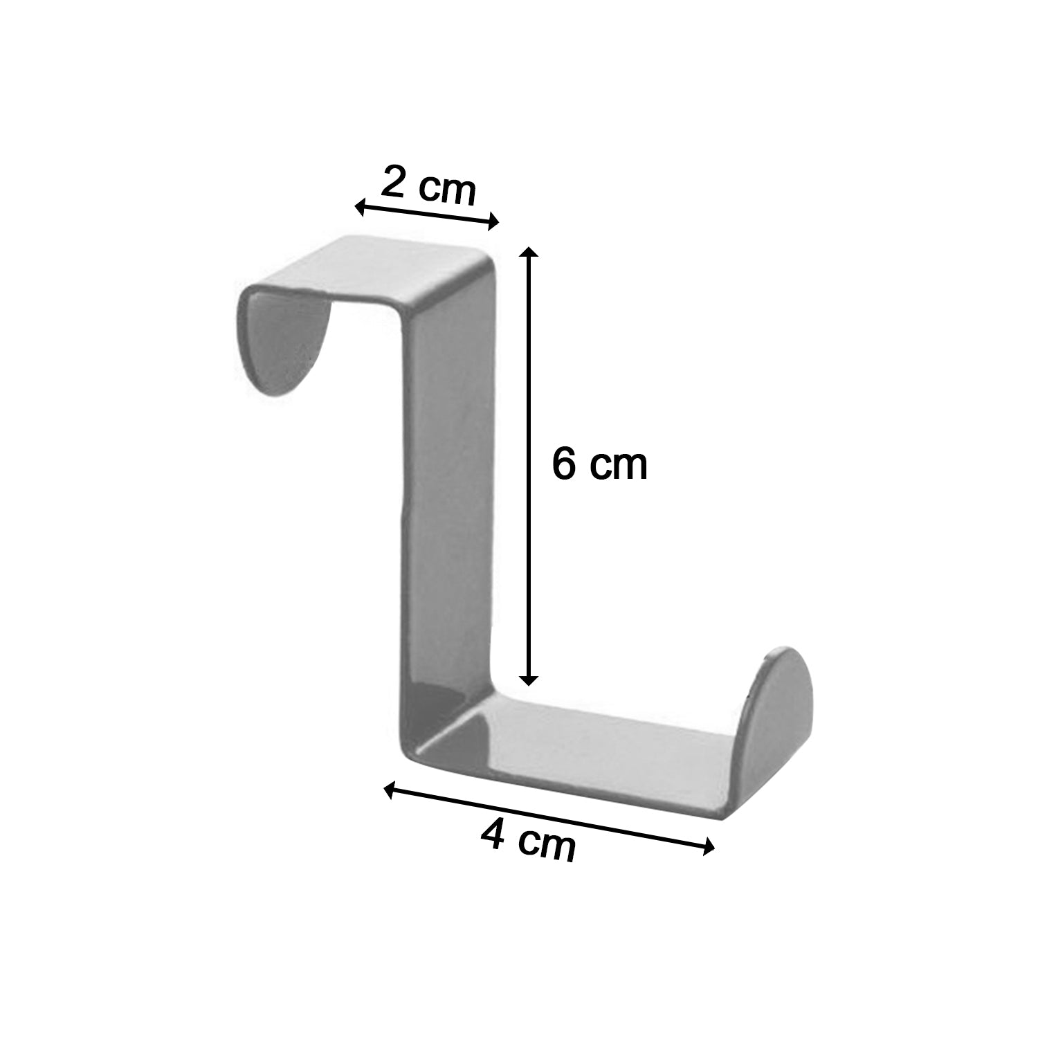 9027 1 Pc Z Shape Door Over Hook used widely in all kinds of household for hanging of cloths and fabric items etc.