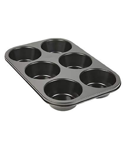 2210 Non-Stick Reusable Cupcake Baking Slot Tray for 6 Muffin Cup - SkyShopy