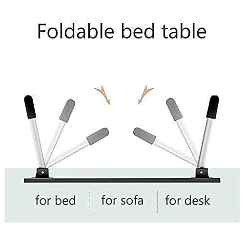7863 FOLDABLE BED STUDY TABLE PORTABLE MULTIFUNCTION LAPTOP TABLE LAPDESK FOR CHILDREN BED FOLDABLE TABLE WORK OFFICE HOME WITH TABLET SLOT & CUP HOLDER DeoDap
