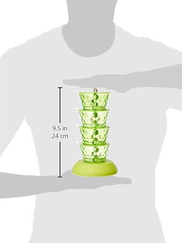 2141 4 in 1 Multipurpose 360 Degree Rotating Pickle Rack Container for Kitchen - SkyShopy