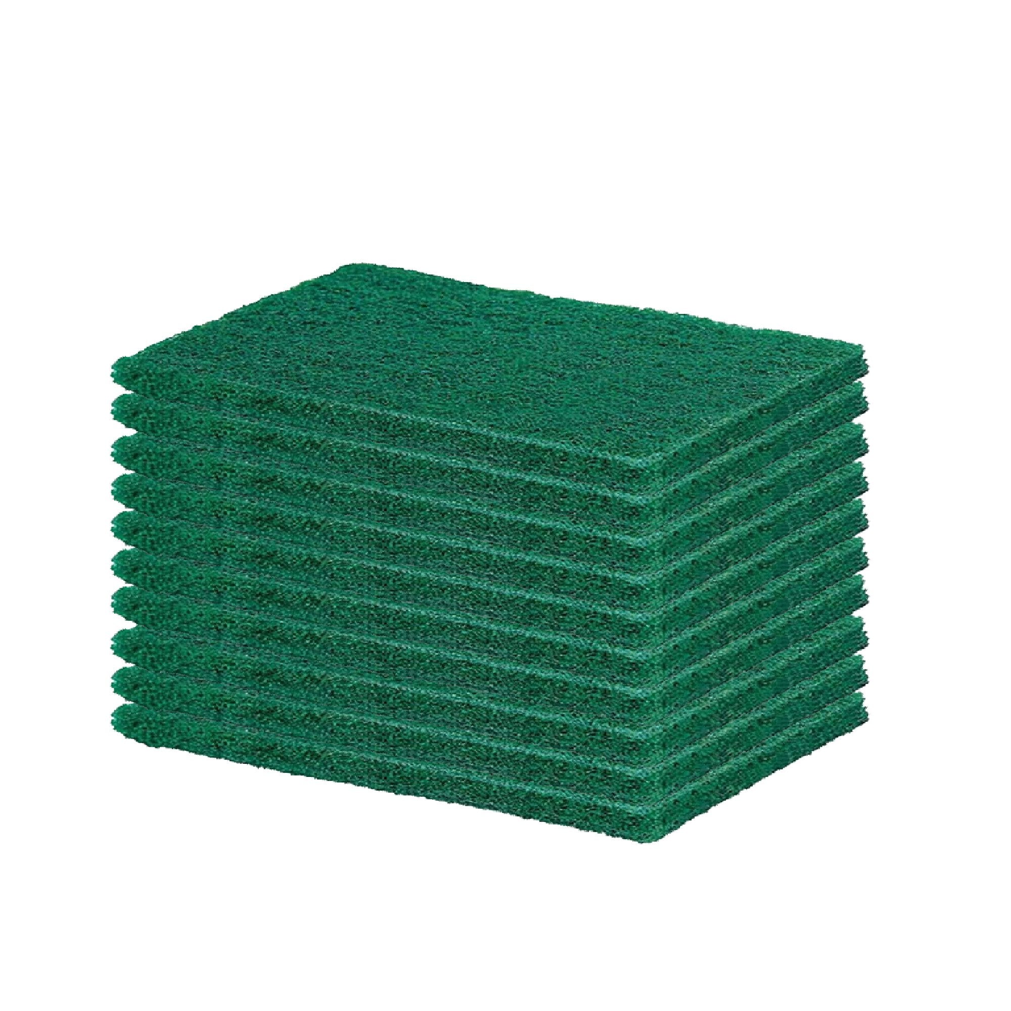 3410 Scrub Sponge Cleaning Pads Aqua Green  10PCS - SkyShopy