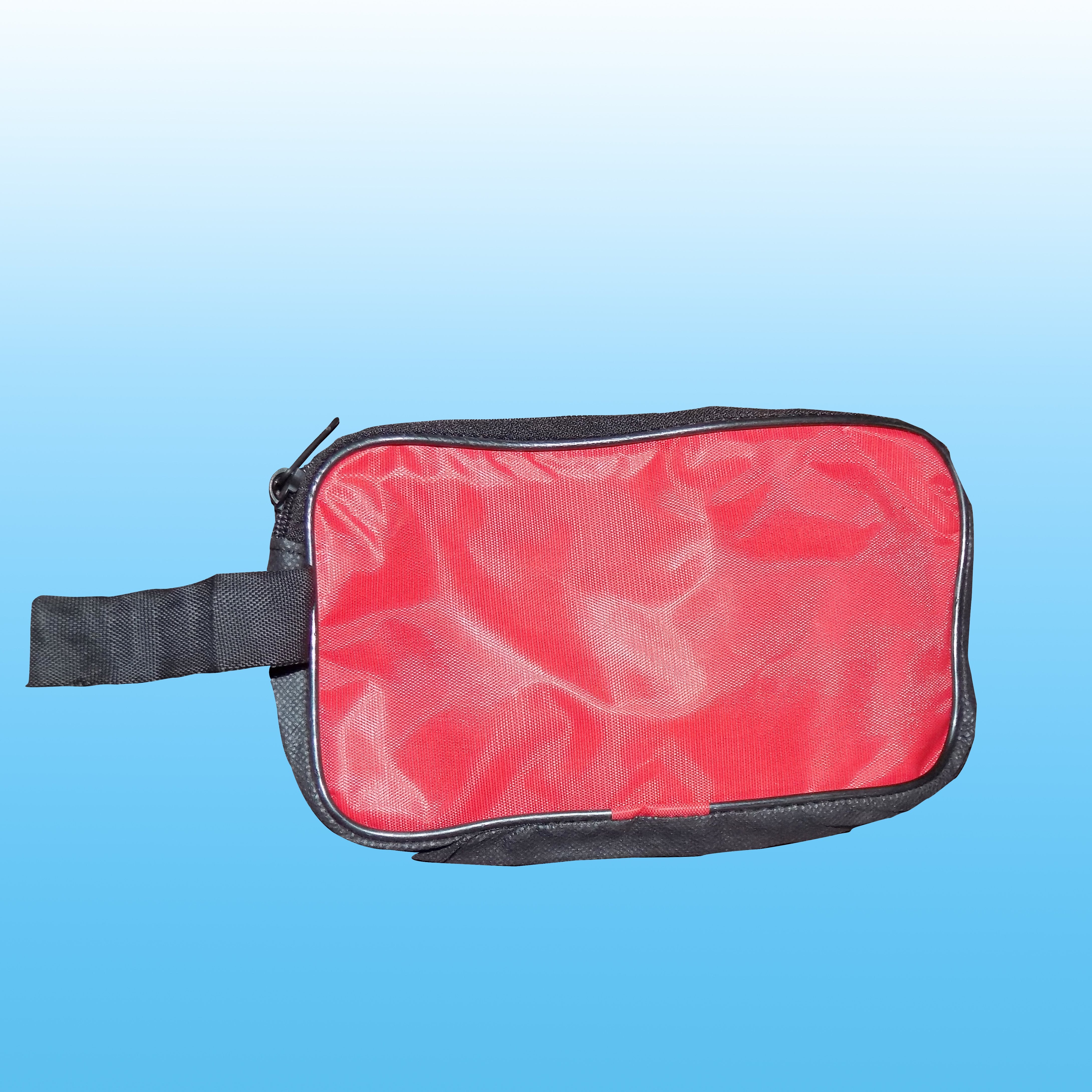 0845 Portable Travel Hand Pouch/Shaving Kit Bag for Multipurpose Use (Red) - SkyShopy