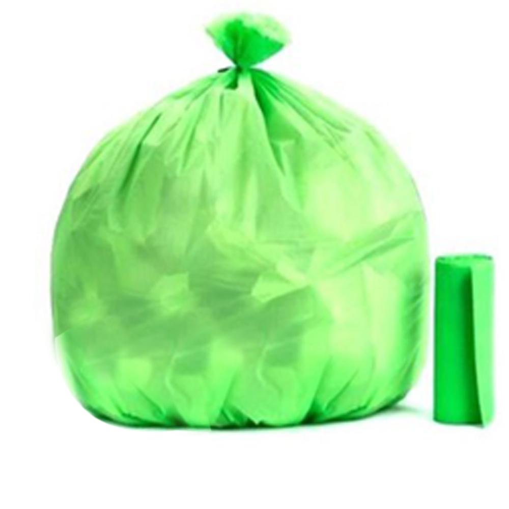 1581 Green Compostable Corn Starch Garbage Bags (17