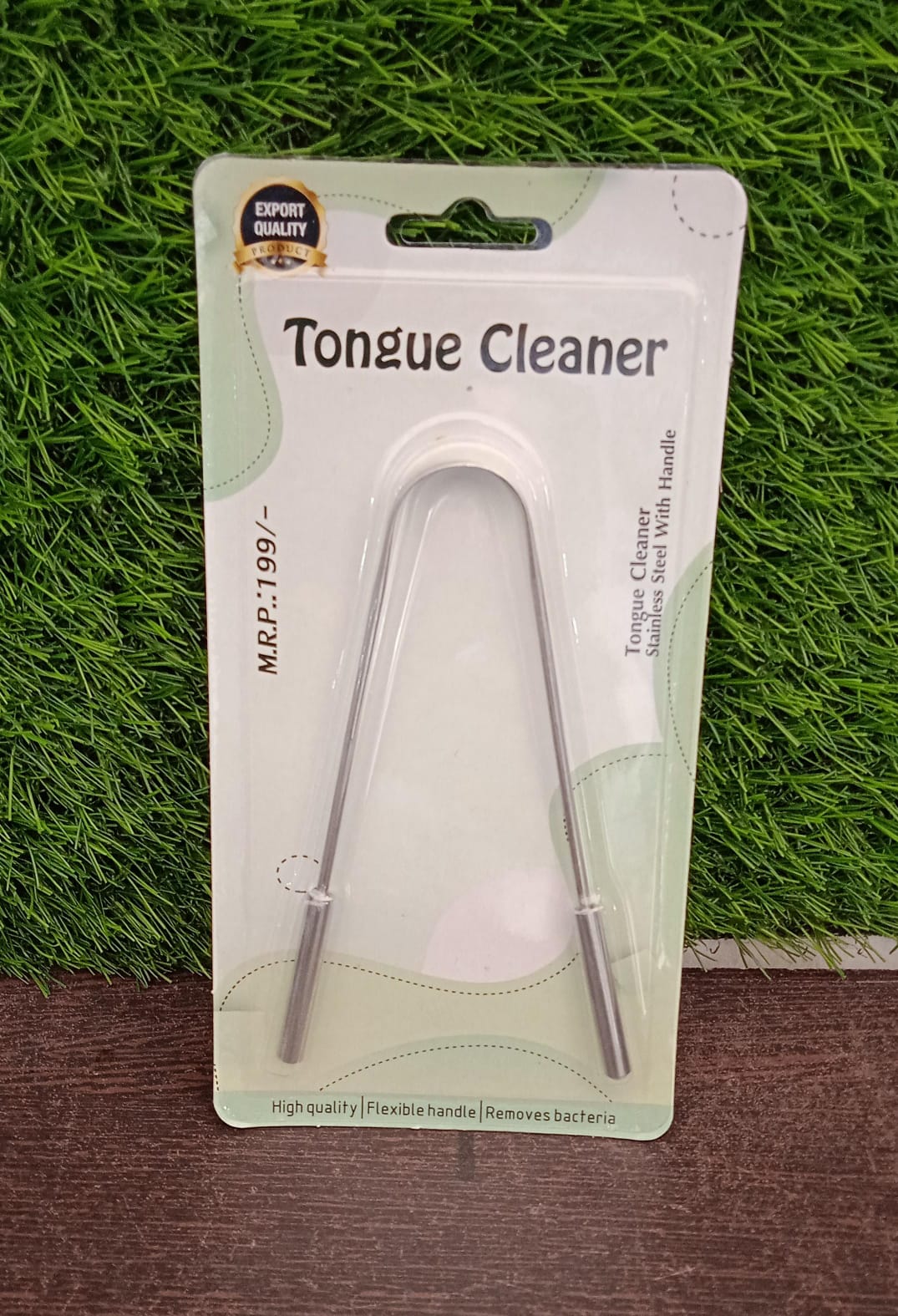 Tongue Cleaner For Kids & Adults | Tongue Scraper For Bad Breath, Maintain Oral Hygiene for Daily Use | for Fresh Breath & Bacteria Removal | Improved Taste (Steel, Copper, Tongue Cleaner / 1 Pc)