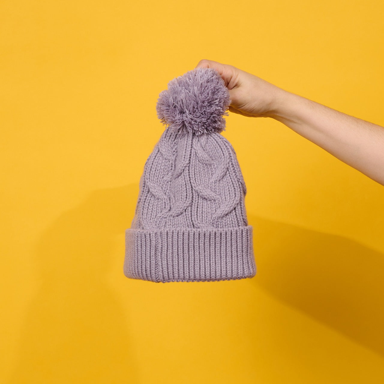 6250  Cap for Winter Woolen Knitted Black Inside Fur Caps, DeoDap