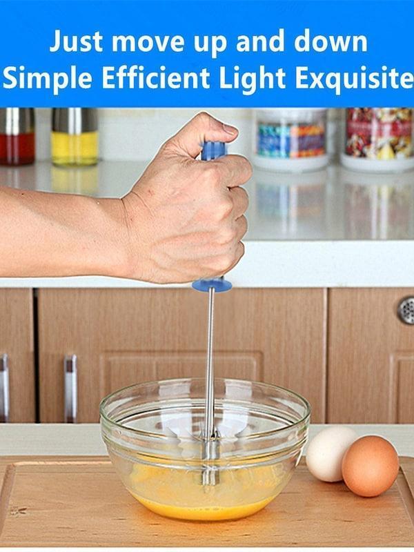 0191 Stainless Steel Mixi Egg / Lassi / Butter Milk Maker / Mixer Hand Blender - SkyShopy