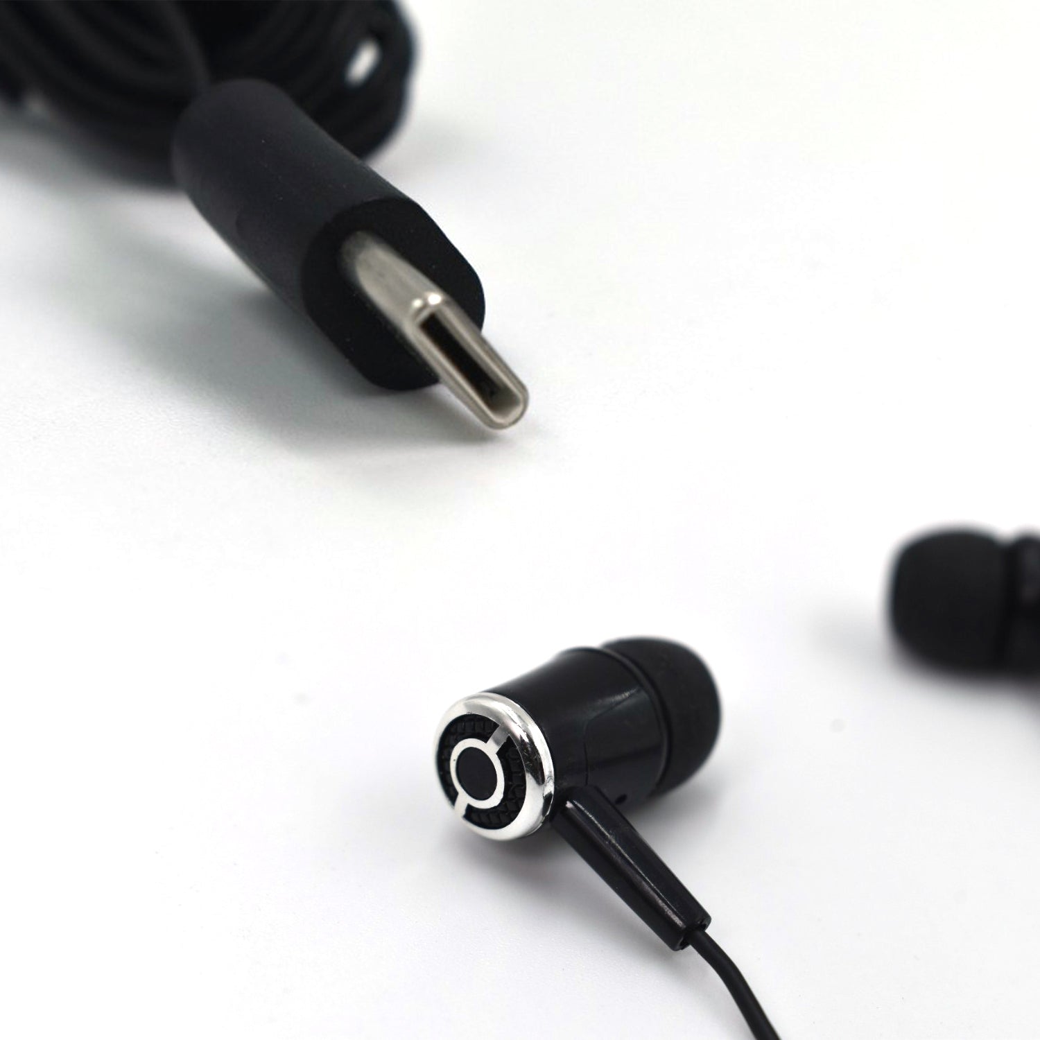 7274 Type C Wired Earphones with Mic, Braided Cable DeoDap