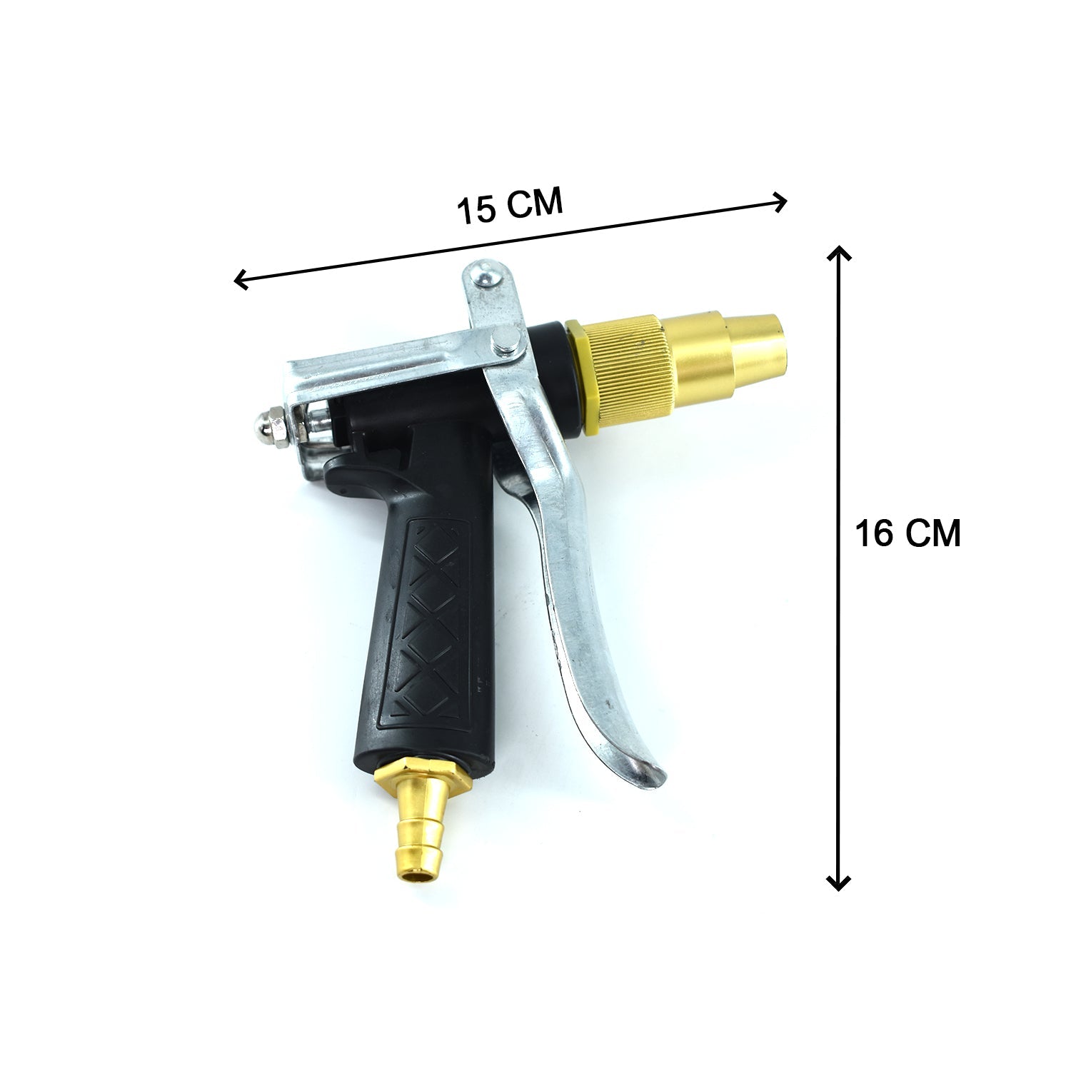 1693A Durable Gold Color Trigger Hose Nozzle Water Lever Spray DeoDap