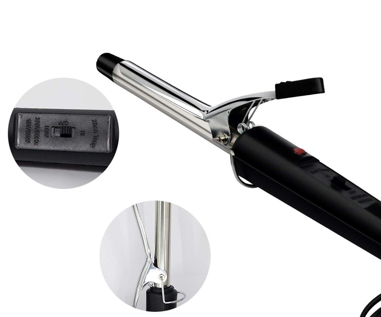 1343 Hair Curling Iron Rod for Women (black) - SkyShopy