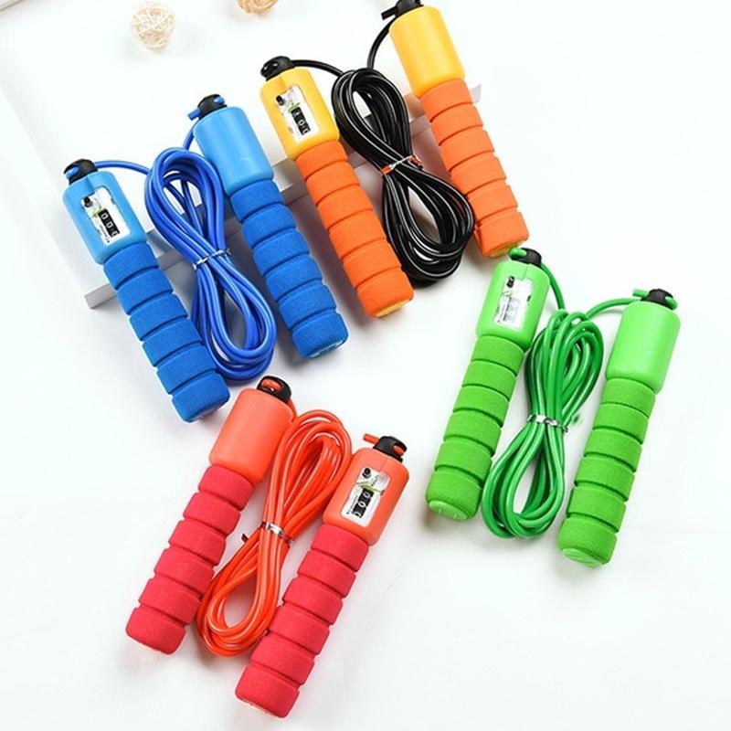 0635 Electronic Counting Skipping Rope (9-feet) - SkyShopy