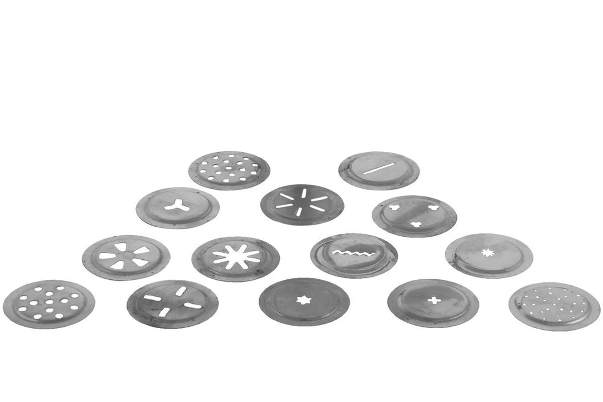 0090 Kitchen Press Set 12 pcs, Silver (Kitchen_Press) - SkyShopy