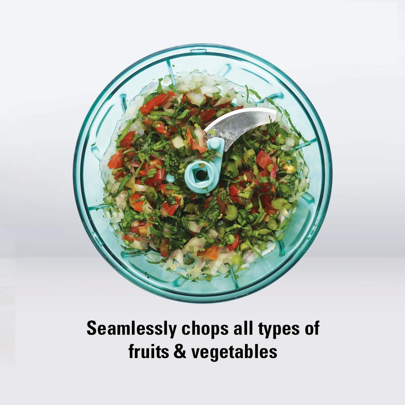 0727A Manual Handy and Compact Vegetable Chopper/Blender (Brown Box)