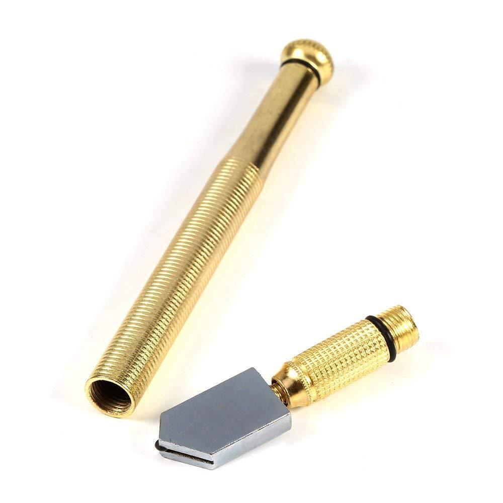 0458 Metal Glass Cutter, Gold - SkyShopy