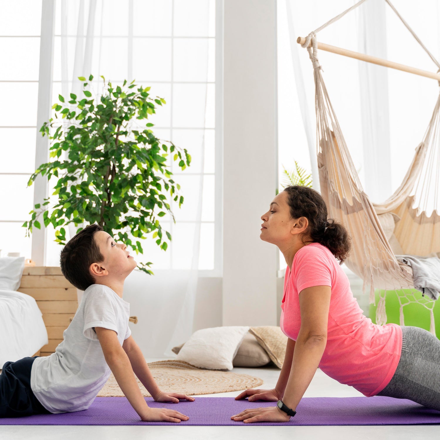 9052 YOGA MAT / Non-Skid Yoga Mat for Yoga for Yoga Aasan, Exercise or Meditation for men & women. DeoDap