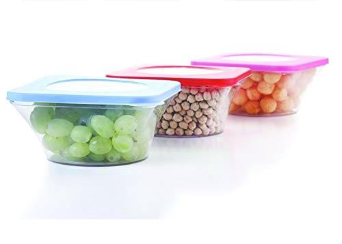 0734 Airtight Kitchen Food Storage Multi Use Containers 4pc (700 ml) - SkyShopy