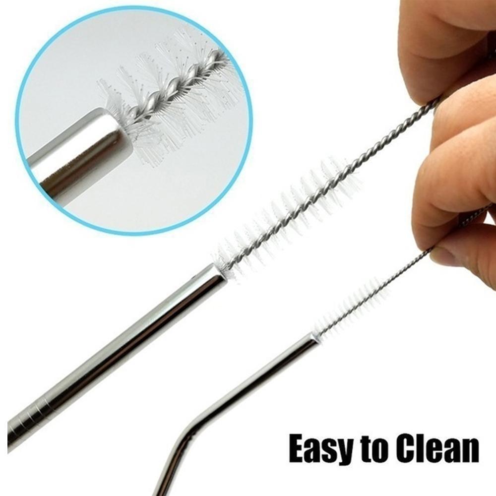 0578 Stainless Steel Straw Cleaning Brush Drinking Pipe, 23mm 1 pcs - SkyShopy