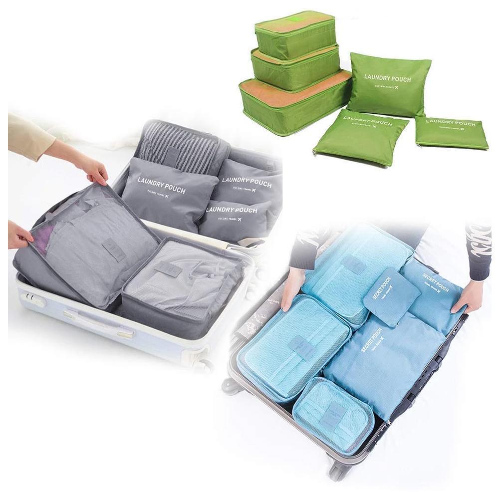 0192 Cloth Organizer Pouch Laundry Zipper Bags (6 pcs) - SkyShopy