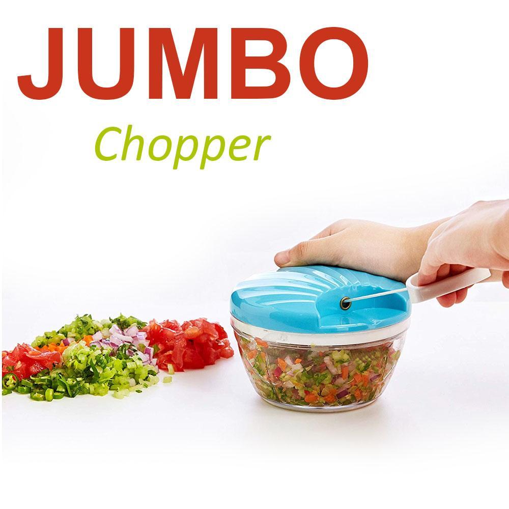 2014_Vegetable Handy Chopper with 3 Blades, 550 ml (Multicolor) - SkyShopy