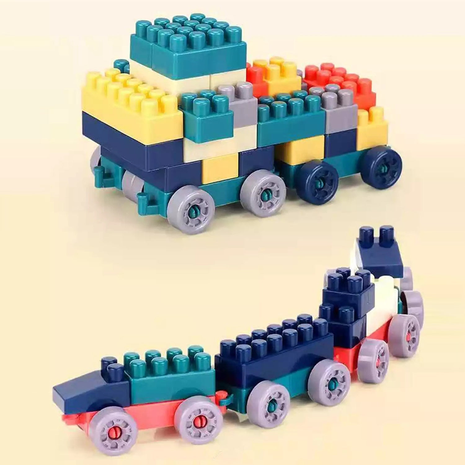 3919 100 Pc Train Candy Toy used in all kinds of household and official places specially for kids and children for their playing and enjoying purposes.