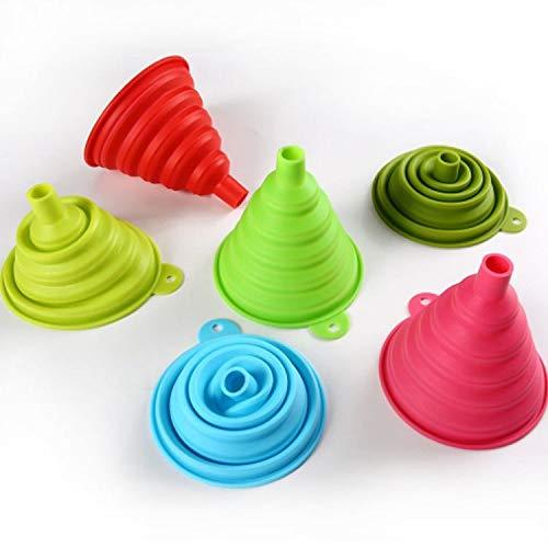 1115 Silicone Collapsible Funnel Kitchen for Flexible Extension - SkyShopy