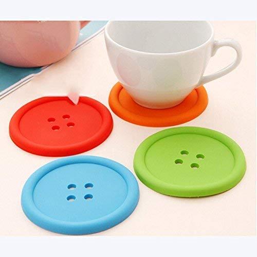 2148  Button Coasters Coffee Mat Pads Place Mat Holder Tea Cup Cushion - SkyShopy