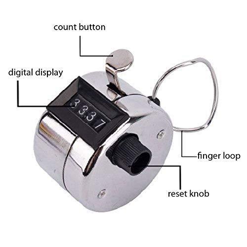 1550 4 Digits Hand Held Tally Counter Numbers Clicker - SkyShopy