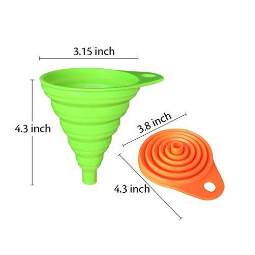 1115 Silicone Collapsible Funnel Kitchen for Flexible Extension - SkyShopy