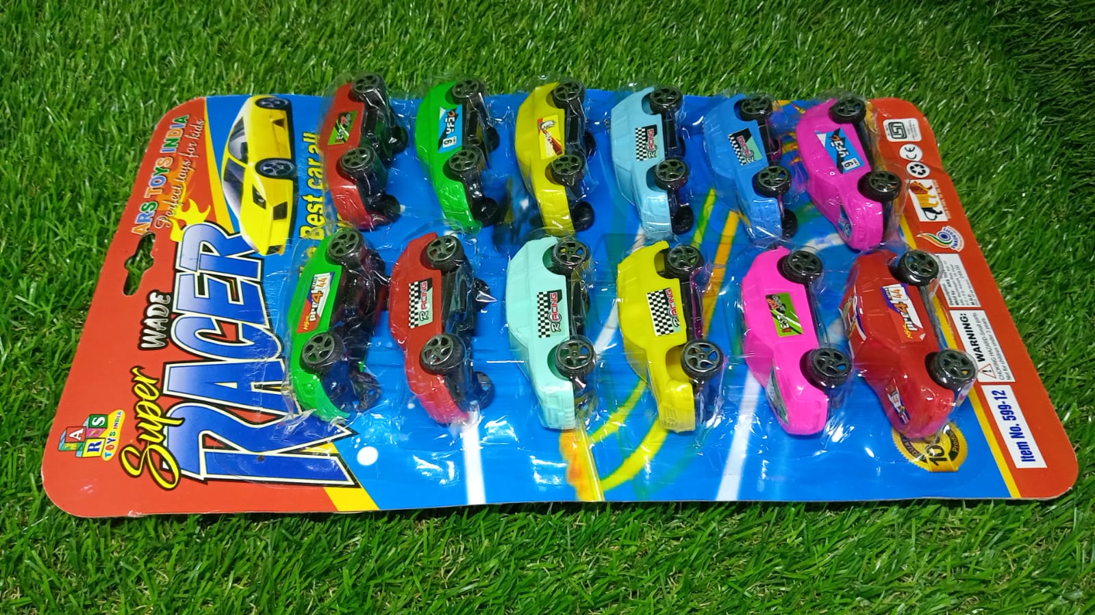 4453 Super City Car Racer Toy For Boys and Girls Pull Push Vehicle Car (Set Of 12Pcs)  (Multicolor) DeoDap