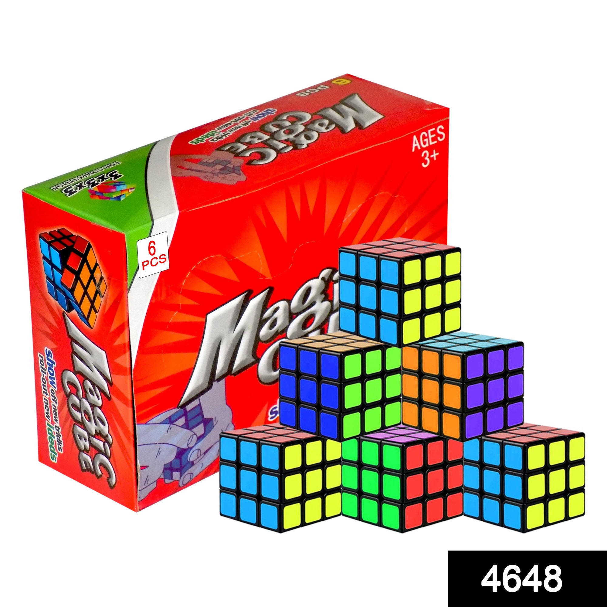 4648 High Speed Multicolor Cube (pack of 6) - SkyShopy