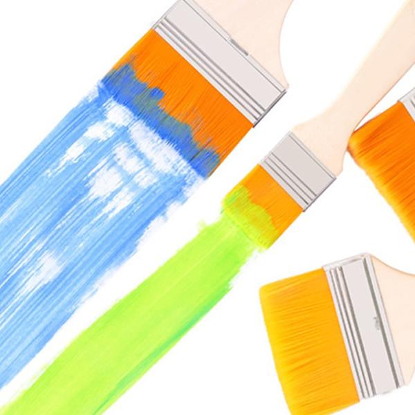 4667 Artistic Flat Painting Brush - Set of 5 - SkyShopy