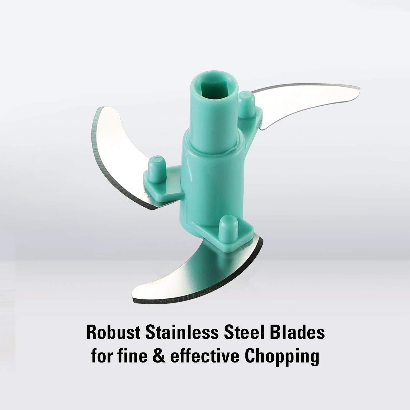 2912 Chopper with 3 Blades for Effortlessly Chopping Vegetables and Fruits for Your Kitchen DeoDap