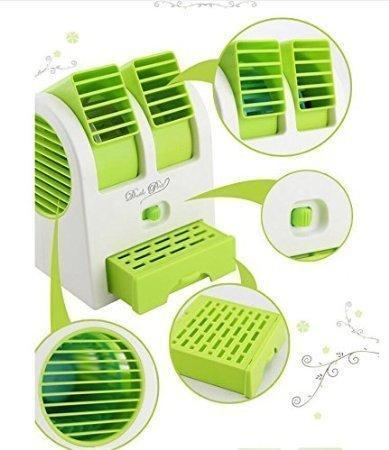 0201  Dual Bladeless Mini Air Conditioner - SkyShopy