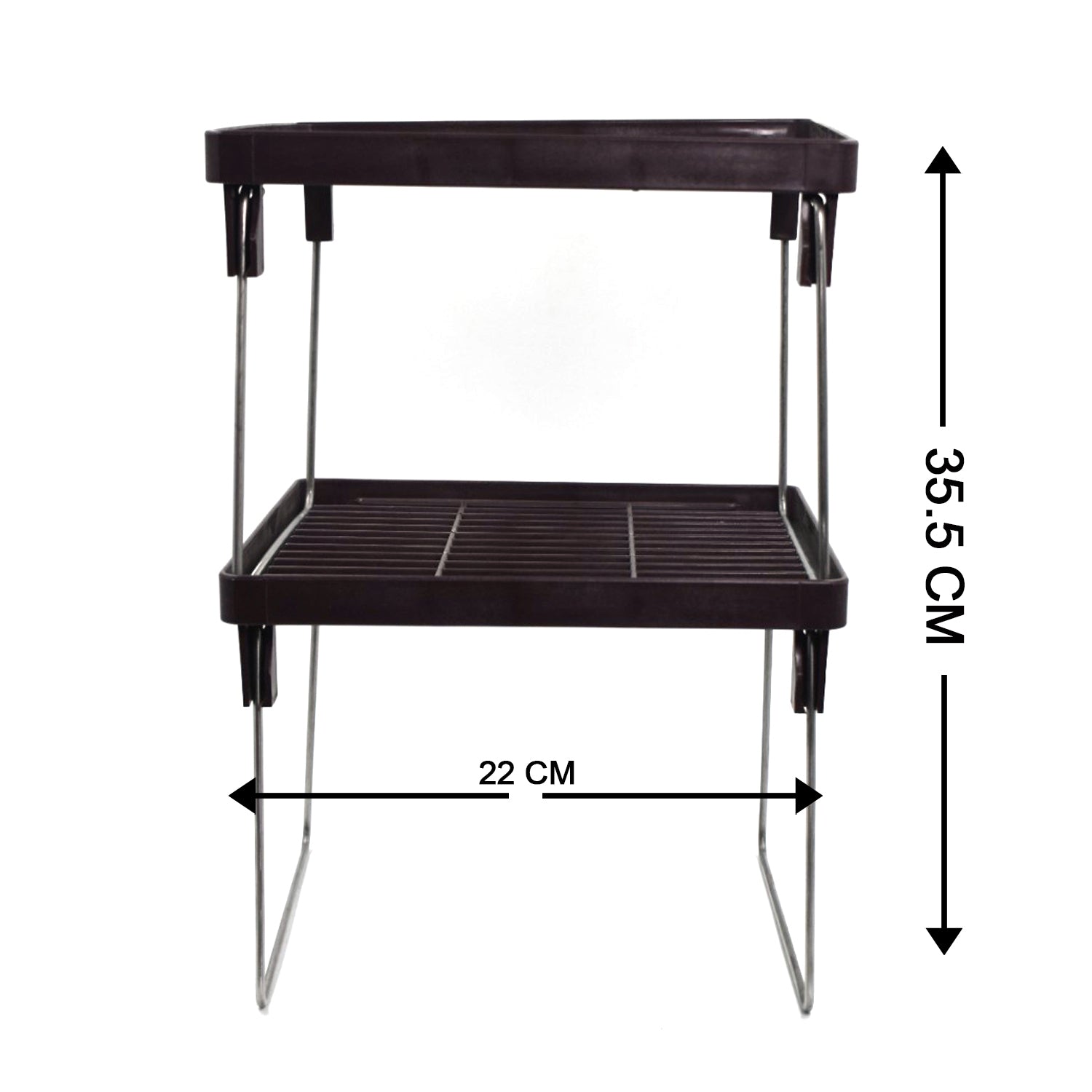2796 2 Layer Kitchen Rack For Holding And Placing Types Of Things. DeoDap