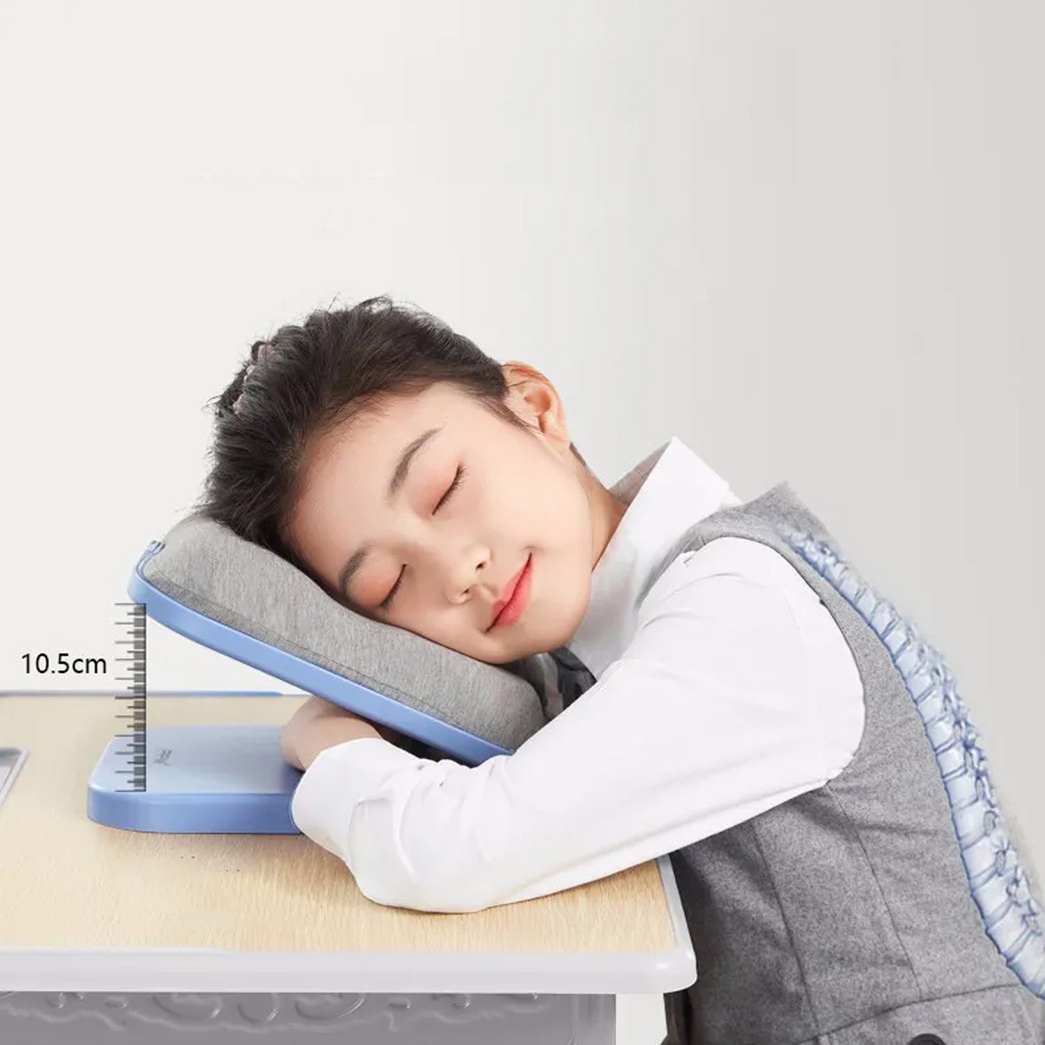 1152b Soft Nap Doughnut Pillow | Foldable Kids Head Desk Pillow | Slow Rebound Desk Nap Pillow Easy to Carry for Office, School, Library, Outdoor