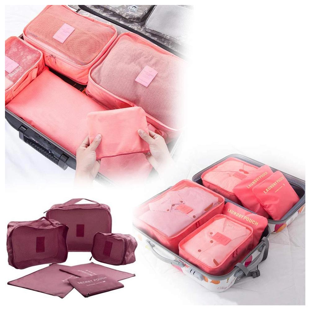 0192 Cloth Organizer Pouch Laundry Zipper Bags (6 pcs) - SkyShopy