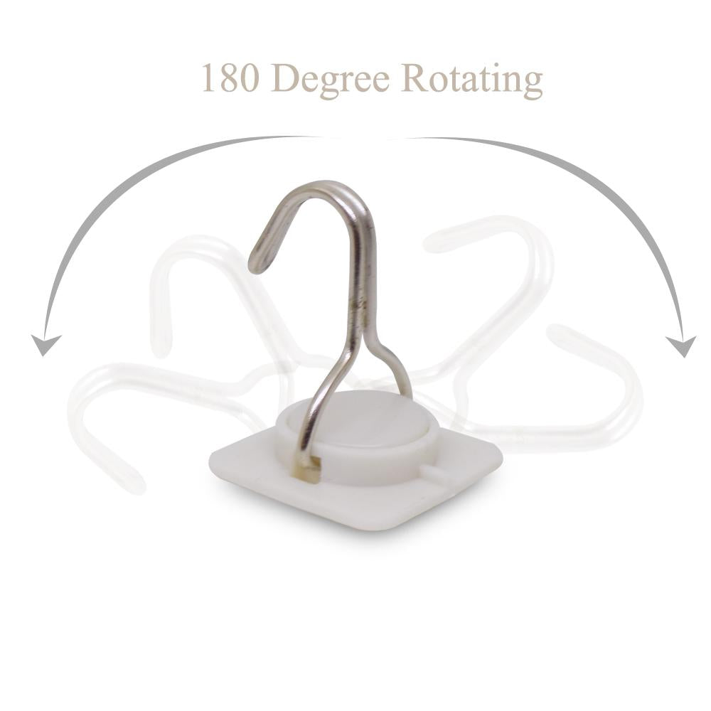 0499 Multipurpose Strong Small Stainless Steel Adhesive Wall Hooks - SkyShopy
