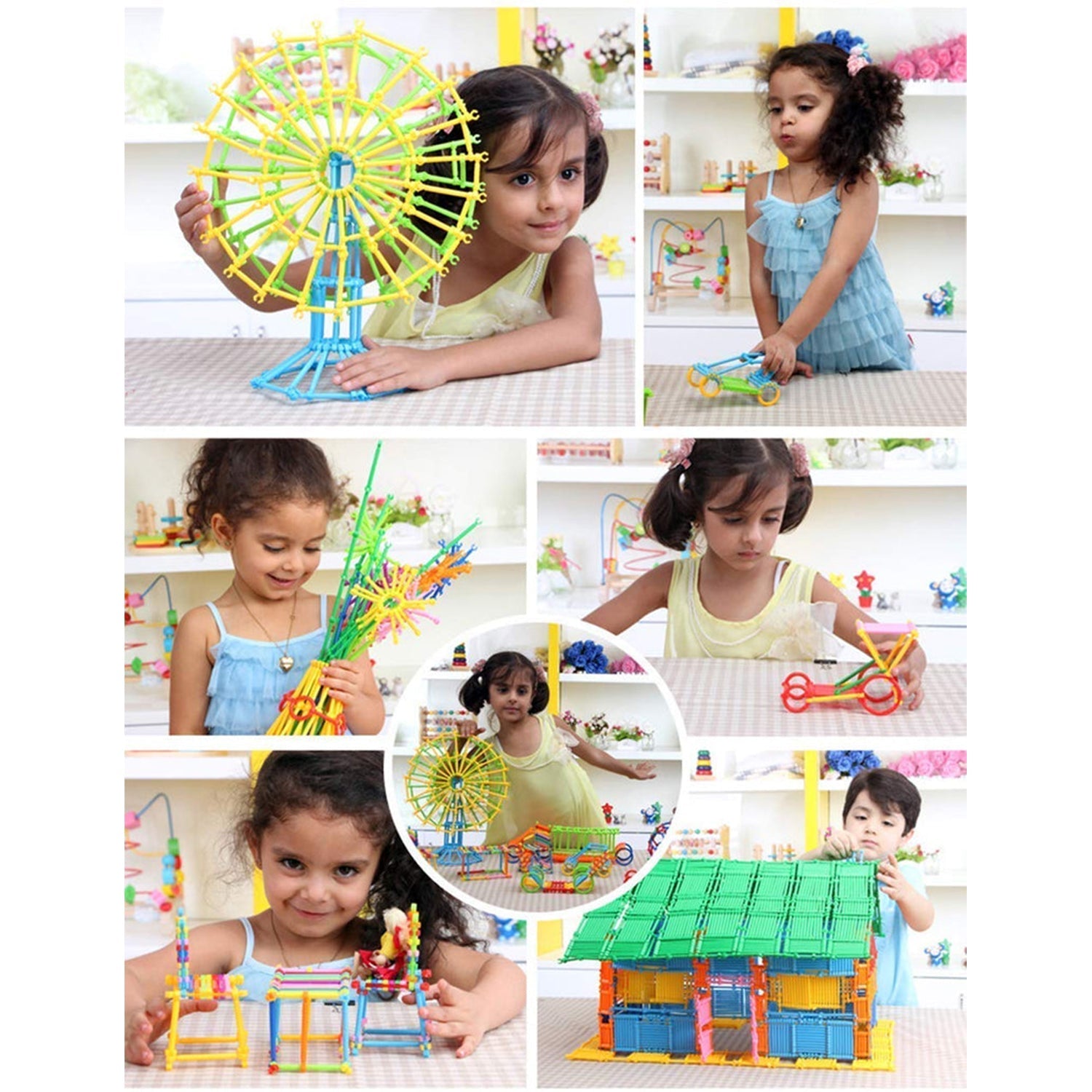 3905 400 Pc Sticks Blocks Toy used in all kinds of household and official places by kids and children's specially for playing and enjoying purposes.