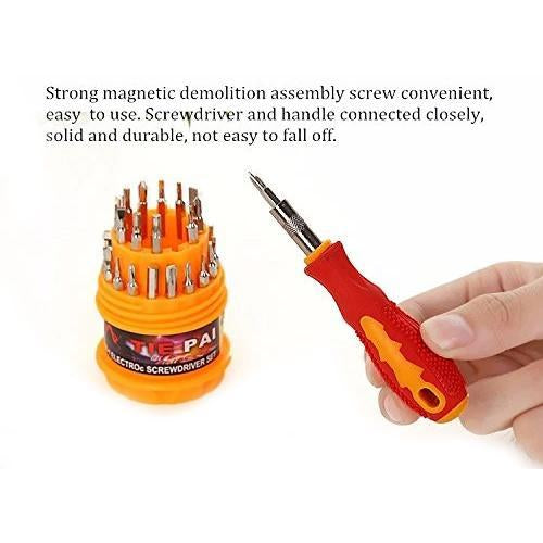 0461 Magnetic 31 in 1 Repairing Screw Driver Tool Set Kit - SkyShopy