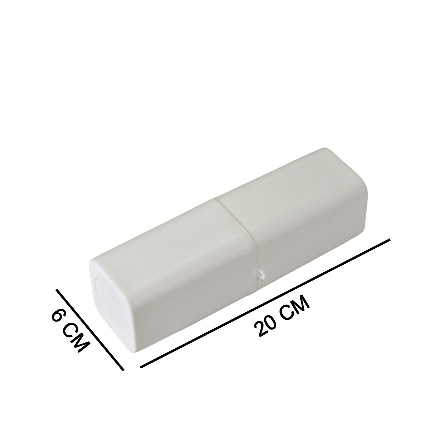 4992 White Square Shape Capsule Travel Toothbrush Toothpaste Case Holder Portable Toothbrush Storage Plastic Toothbrush Holder. DeoDap