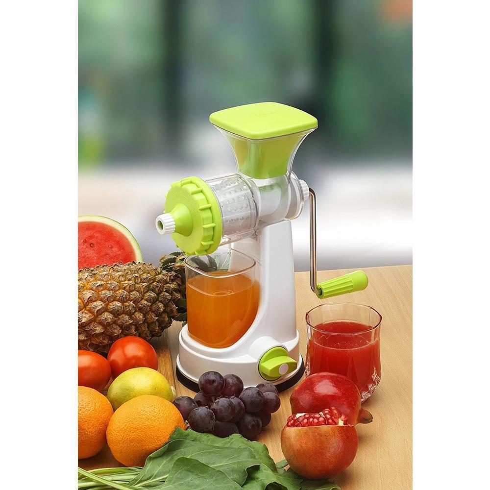 0140 Plastic Multipurpose Manual Juicer (Green) - SkyShopy