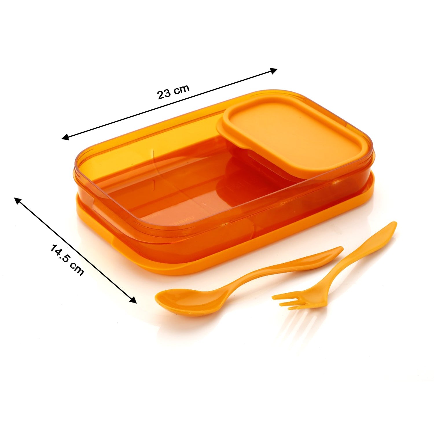 2879 Seal Rectangular 2 Containers Lunch Box DeoDap