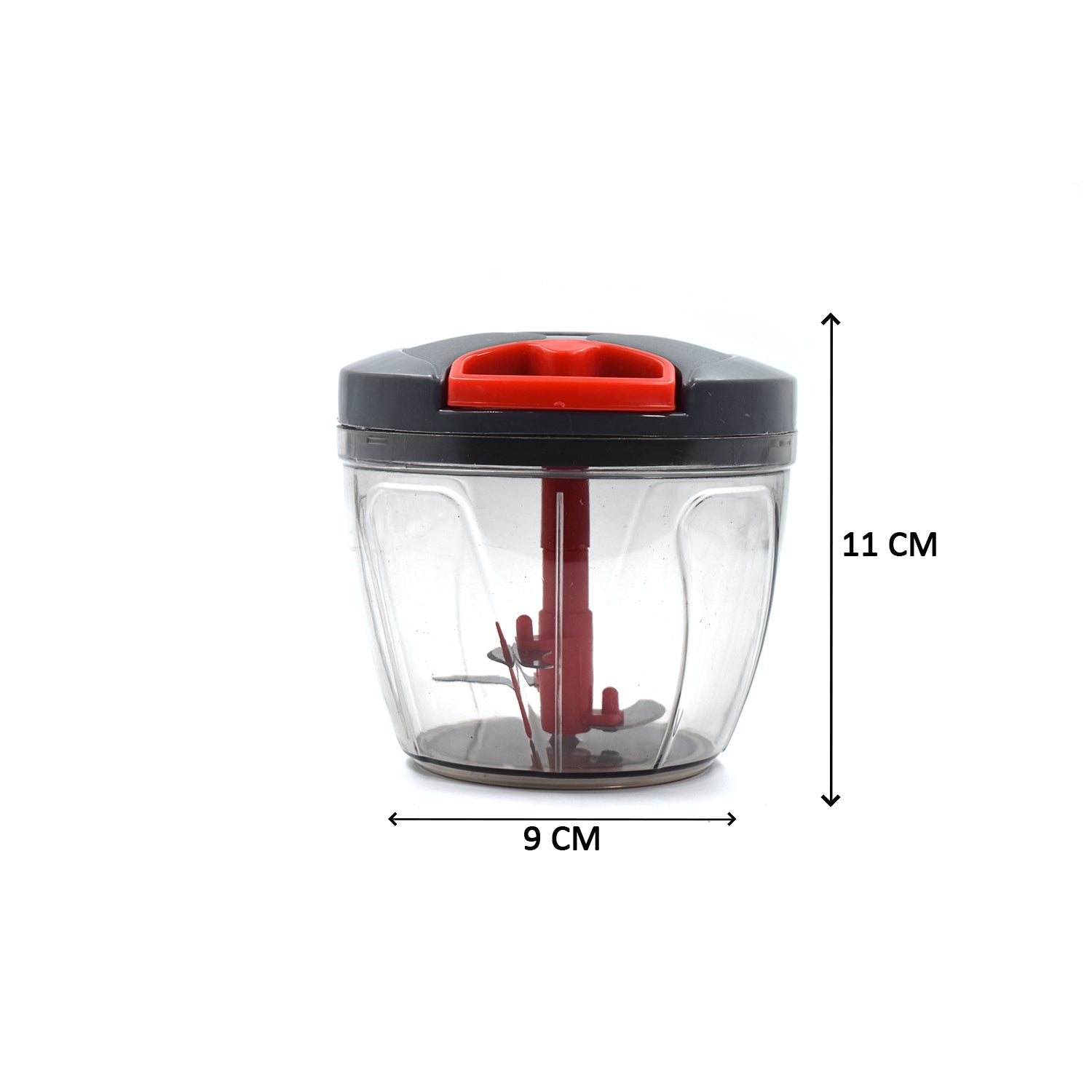 0101 Manual Stainless Steel Compact Hand Held Vegetable Chopper/Slicer (650 ml) DeoDap